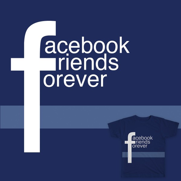 facebook friends forever with tshirt